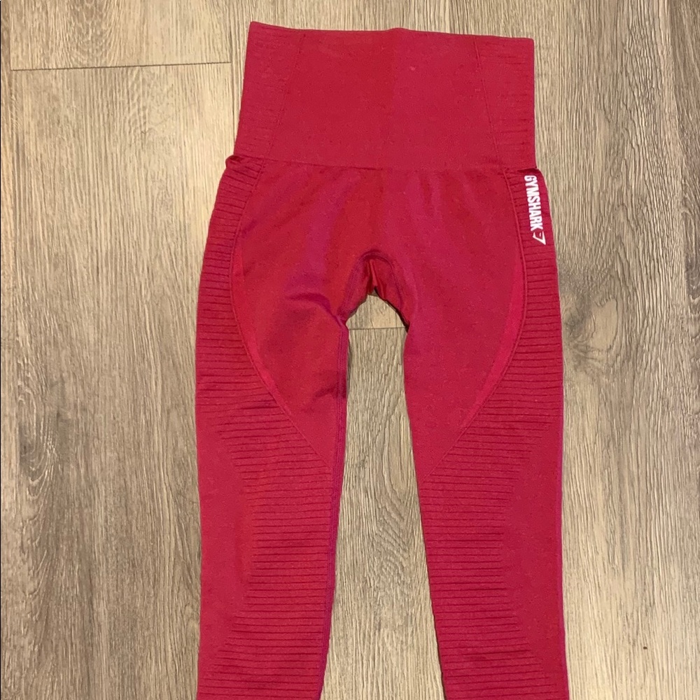 Gymshark Red Seamless pants